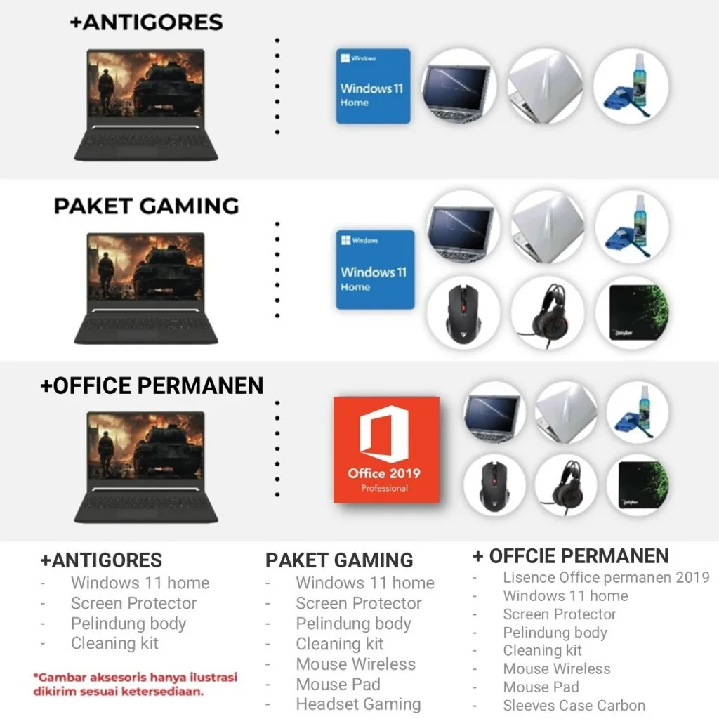 [VOUCHER SPESIAL] AXIOO PONGO 735 GeForce RTX™ 3050 6GB - i7 13620H 16GB 512GB WINDOWS 11 15.6 FHD 144HZ – foto 2