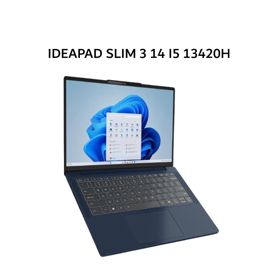 LAPTOP LENOVO IDEAPAD SLIM 3 14 I5 13420H RAM 8GB SSD 512GB W11+OHS+M365B LAYAR 14.0WUXGA IPS BLIT 2Y PREM+2ADP – foto 2